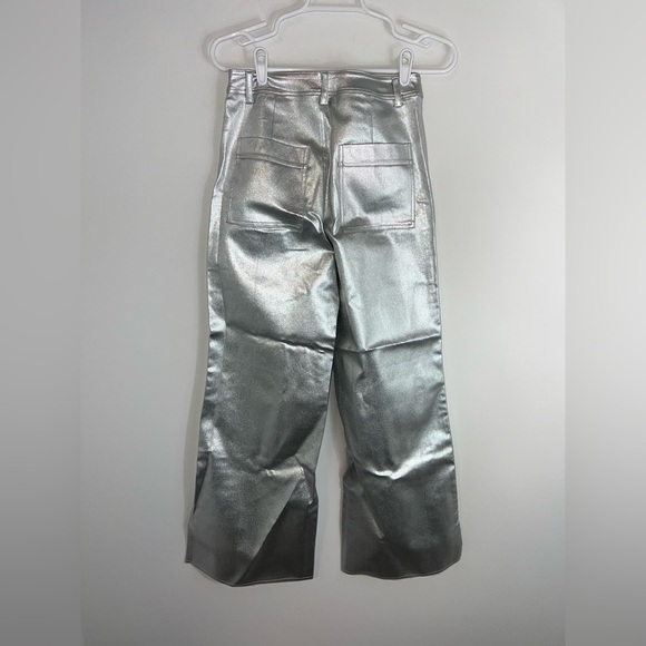 Annie Wear Metallic Wide Leg Pants NEW - Picture 4 of 13